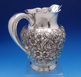 Repousse by Kirk Sterling Silver Water Pitcher #210AF 8 1/8" 24.1 ozt. (#7940)