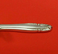 Stradivari by Wallace Sterling Silver Salad Serving Set 2pc with Wood 10 1/2"