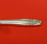 Stradivari by Wallace Sterling Silver Salad Serving Set 2pc with Wood 10 1/2"