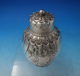 Bigelow Kennard Sterling Silver Tea Caddy 5 1/4" x 3 1/4" 7.3 ozt. c1890 (#6057)