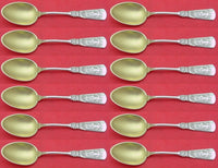 Fontainebleau by Gorham Sterling Silver Demitasse Spoon GW Set 12 pieces 4 1/4"
