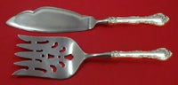 Alencon Lace by Gorham Sterling Silver Fish Serving Set HHWS 2pc Custom