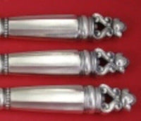 Acorn by Georg Jensen Sterling Silver Roast Carving Set 3pc HH with Stainless