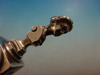 Bust by Gorham Sterling Silver Cracker Scoop 3D Figural Gold Washed 8 3/4"