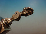 Bust by Gorham Sterling Silver Cracker Scoop 3D Figural Gold Washed 8 3/4"