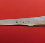 William Marshall Scottish Sterling Silver Platter Spoon Engraved Sword 11 1/4"