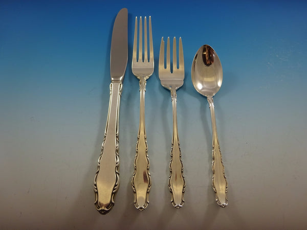 English Provincial by Reed and Barton Sterling Silver Flatware Service Set 79 pc