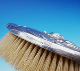Flora by Shiebler Sterling Silver Hairbrush #2888 9" Art Nouveau Irises (#3463)