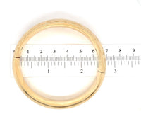 14k Yellow Gold Bangle Bracelet Jewelry 15.53dwt (#J5962)