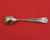 Wave Edge by Tiffany and Co Sterling Silver Ice Cream Fork Fluted Shoulders GW