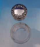 Simons Brothers Sterling Silver Glass Dresser Jar #983A 1 1/2" x 1 1/2" (#9240)