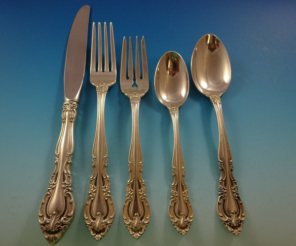 Vivaldi by Alvin Sterling Silver Flatware Set For 8 Service 43 Pieces