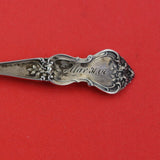 Meadow Rose by Wallace Sterling Silver 5'oclock Coffee Spoon 5 3/8" dated 1907