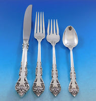 Masterpiece by International Sterling Flatware Set for 12 Service 98 pieces