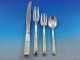 Epic by Gorham Sterling Silver Flatware Set for 12 Service 65 pieces Deco Dinner