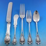 Monticello by Lunt Sterling Silver Flatware Set For 12 Service 67 Pieces