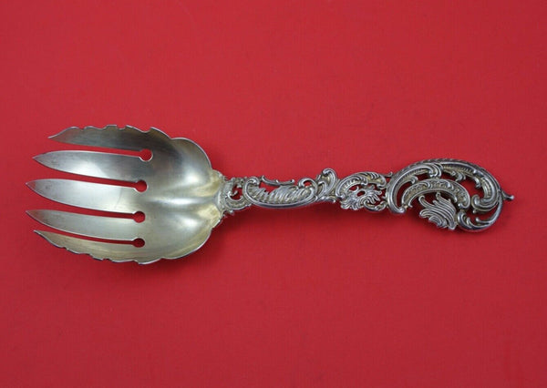 Du Barry Pierced by Durgin Sterling Silver Vegetable Serving Fork GW 9"
