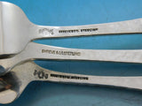 Antique Hammered by Shreve Sterling Silver Flatware Set Service Dinner 105 pcs