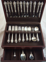 Eloquence by Lunt Sterling Silver Flatware Service for 12 Set 63 Pieces