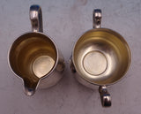 Colonial Theme by Lunt Sterling Silver Sugar and Creamer Set 2pc (#8569)