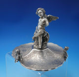 Portuguese Sterling Silver Cherub Stand w/Cherub Finial and Feet Figural (#4979)