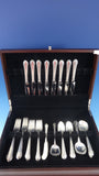 Chased Romantique by Alvin Sterling Silver Flatware Set for 8 Service 49 Pieces