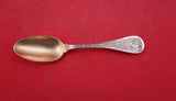 Bird by Wendt Sterling Silver Demitasse Spoon GW stipple w/ mono 4"