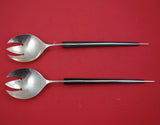 Celsa Pattern Unknown by Celsa Sterling Silver Salad Serving Set 2 forks 10 1/2"