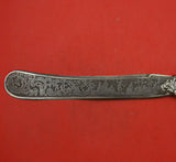 Tiffany and Co Sterling Silver Paper Knife Large 11 1/2" w/ Acid Etched Figure