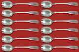 1810 by International Sterling Silver Ice Cream Dess. Fork Custom Set of 12 6"