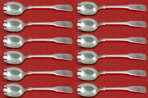 1810 by International Sterling Silver Ice Cream Dess. Fork Custom Set of 12 6"