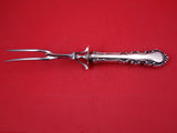 Georgian Rose by Reed and Barton Sterling Silver Roast Carving Fork 11"