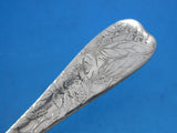 Lap Over Edge Acid Etched by Tiffany Sterling Regular Fork Cicada Bug 7 1/4"
