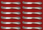 Continental by Georg Jensen Sterling Silver Butter Spreader HHAS Set 12pc 5 7/8"