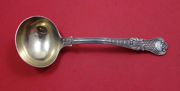 Coburg by Unknown English Sterling Silver Gravy Ladle Gold Washed 7"