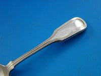 Fiddle Thread by James Robinson Sterling Silver Demitasse Spoon Hndl down 3 3/4"