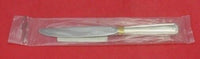 Embassy Scroll Gold by Lunt Sterling Silver Regular Knife 8 5/8" New