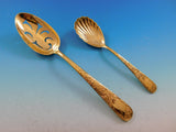 Old Maryland Engraved by Kirk Vermeil Sterling Silver Flatware Set Service 47 pc