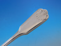 Fiddle Shell by Kenneth Bright English Silverplated Flatware Set Service 33 pcs