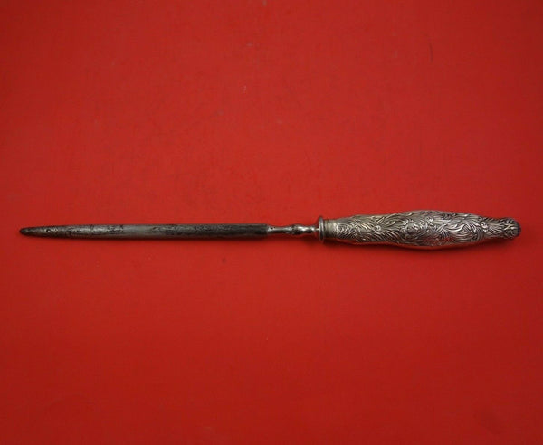 Chrysanthemum by Tiffany and Co Sterling Silver Roast Carving Hone HH WS 13 1/2"