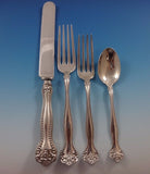 Raleigh by Alvin Sterling Silver Flatware Set For 8 Service Dinner 51 Pieces