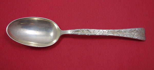 Lap Over Edge Acid Etched by Tiffany & Co. Sterling Silver Teaspoon with Flax 6"