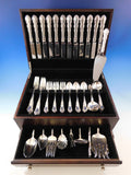Georgian Rose by Reed & Barton Sterling Silver Flatware Set Service 71 pc Dinner