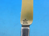 Lap Over Acid Etched by Tiffany Sterling Silver Dessert Knife GW HHAS w/ Oranges