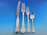 Queens by Francis Howard UK Sterling Silver Flatware Set Service 87 pcs Dinner