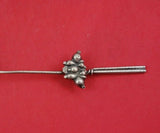 Japanese by Unknown .950 Silver Preserve Spoon BC Flower Bowl Wire Handle Fruit