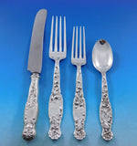 Heraldic by Whiting Sterling Silver Flatware Set For 8 Service 35 pieces Rare