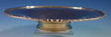 International Sterling Silver Serving Plate on Pedestal Leaf Shell Border #2739