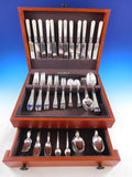 Lap Over Edge Plain by Tiffany & Co. Sterling Silver Flatware Set Service 108 pc