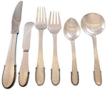 Beaded by Georg Jensen Sterling Silver Flatware Set for 12 Service 72 pcs Dinner